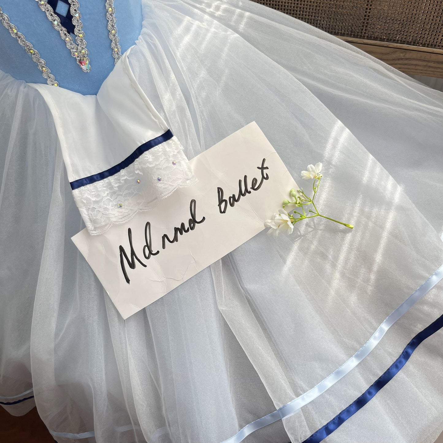 Lace-Up Ballet Dress for Girls – Elegant Tutu with Exquisite Lace Details - MDC0146