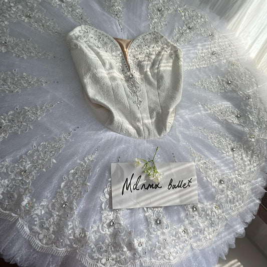 Floral Ballet Tutu Dress – Intricately Designed for Performance Grace & Comfort - MDT1160