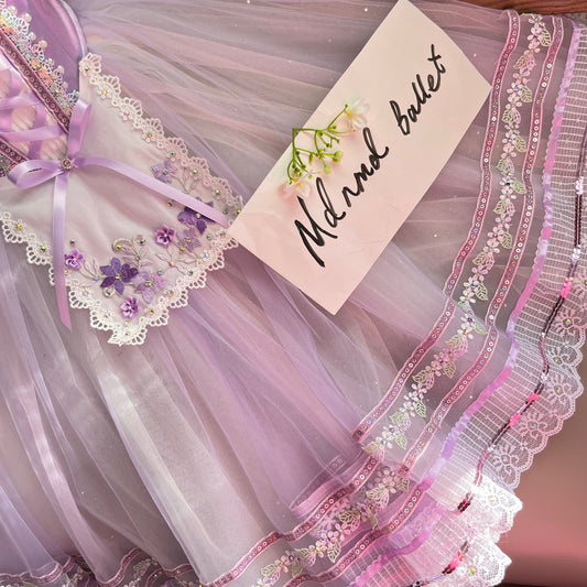 Romantic Ballet Tutu Dress - Handcrafted Elegance for Performances - MDC0735
