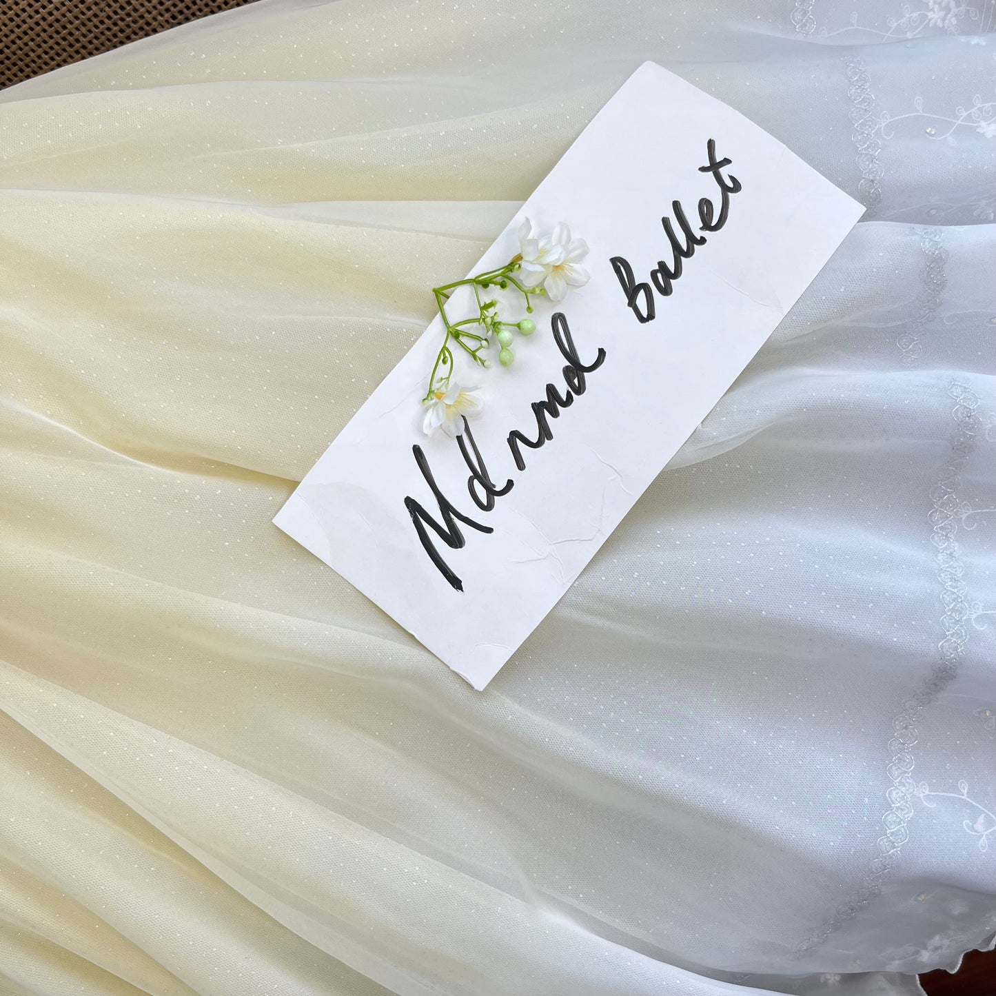 Elegant Ballet Dress with Lace and Tulle Skirt – MDJYC0081
