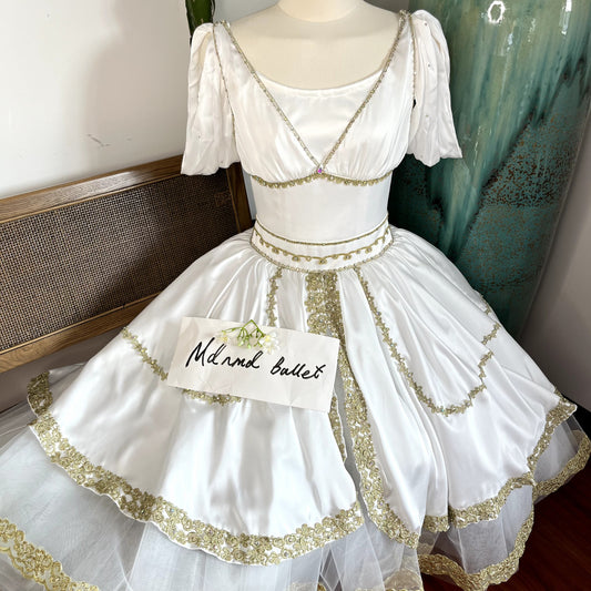 Hebe Variation Ballet Tutu - Flora's Awakening Youth Goddess Lace Performance Dress for Adults & Kids-MDC1048