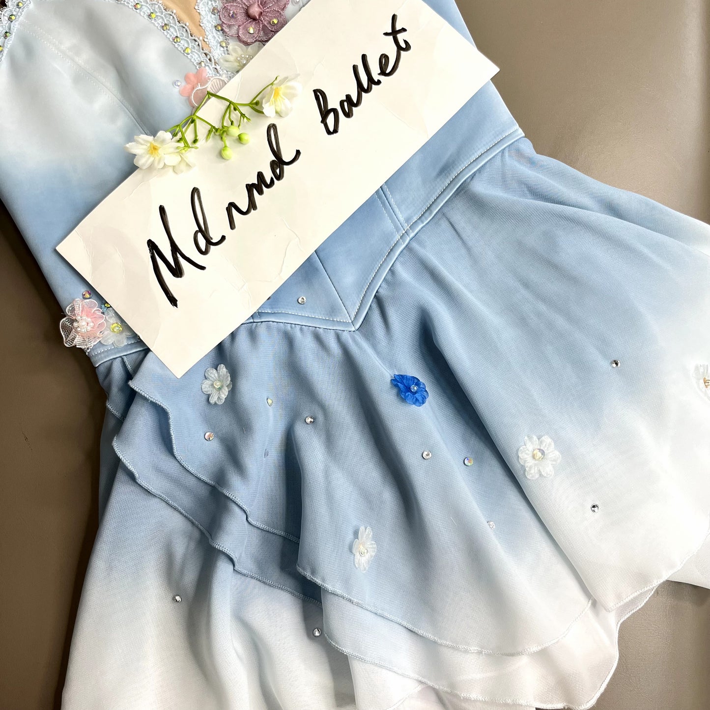 Professionally customized blue ballet tutu "The Talisman" Cupid-MDC0474