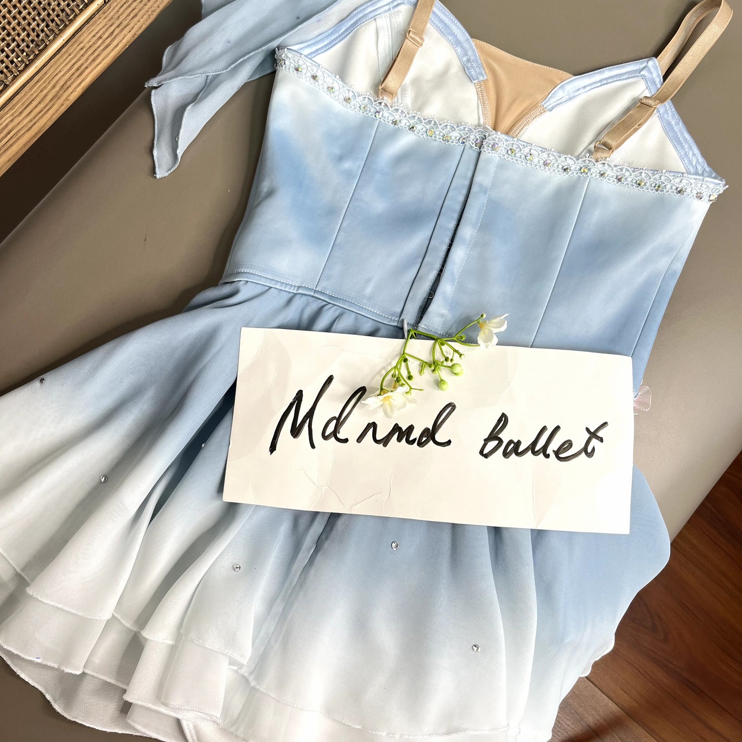 Professionally customized blue ballet tutu "The Talisman" Cupid-MDC0474