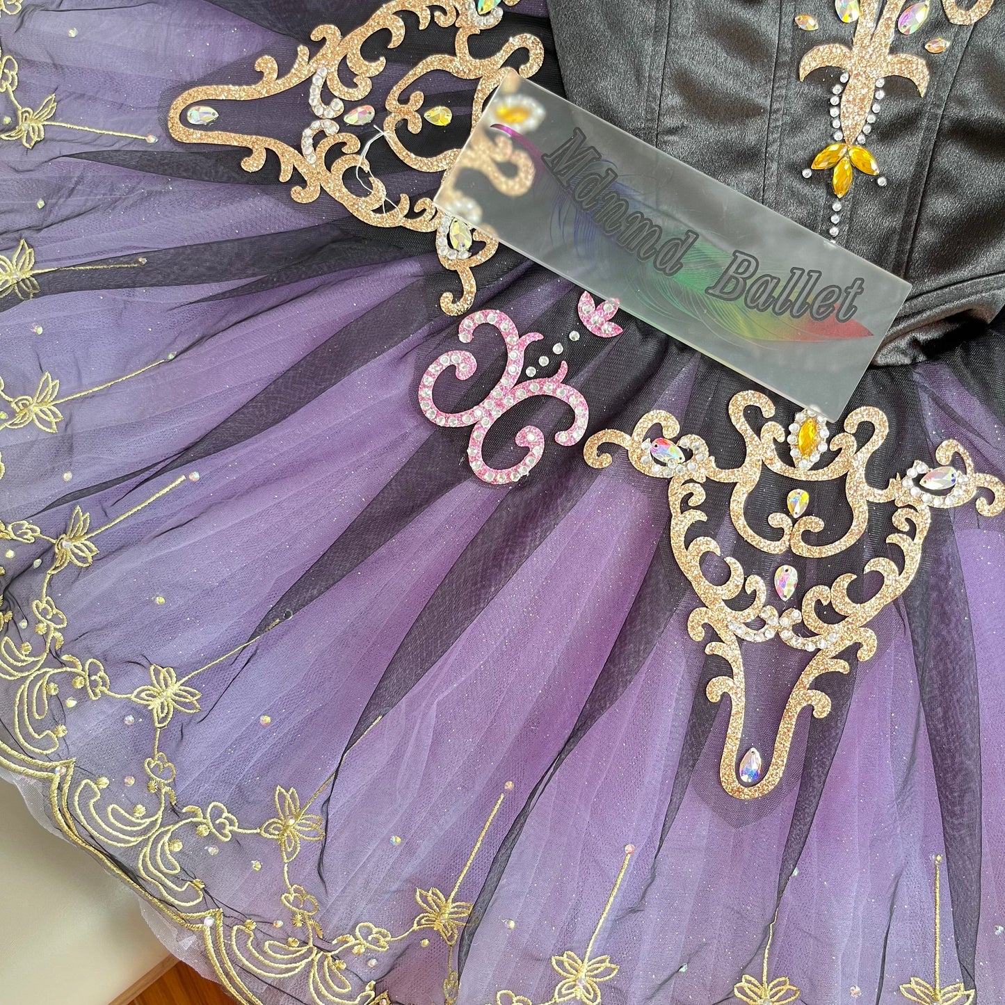 Purple Professional Ballet Tutu,Professional ballet skirt ,Performance costume for professional ballet dancers-MDT0812