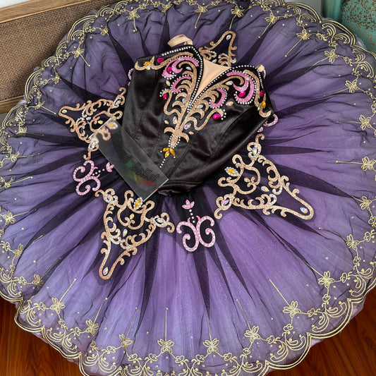 Purple Professional Ballet Tutu,Professional ballet skirt ,Performance costume for professional ballet dancers-MDT0812