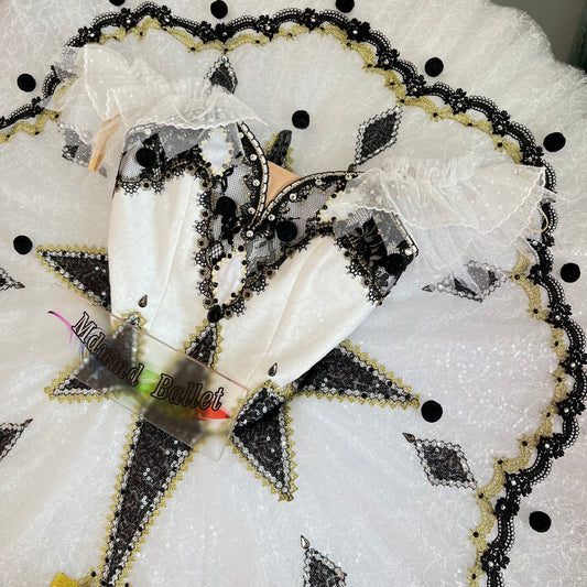 Professional Harlequin Ballet Short Tutus and Platter Ballet Tutus are suitable for the Youth America Grand Prix (YAGP)-MDT1253