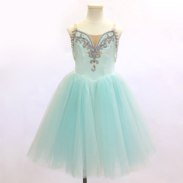 The Pearl and the Ocean Ballet Tutu Long Dress- Size 125| Ready-to-Ship
