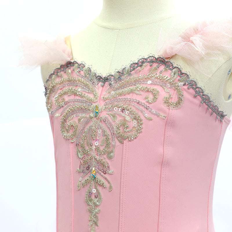 Pink Long Romantic Ballet TuTu Dress Costume- Size MC| Ready-to-Ship