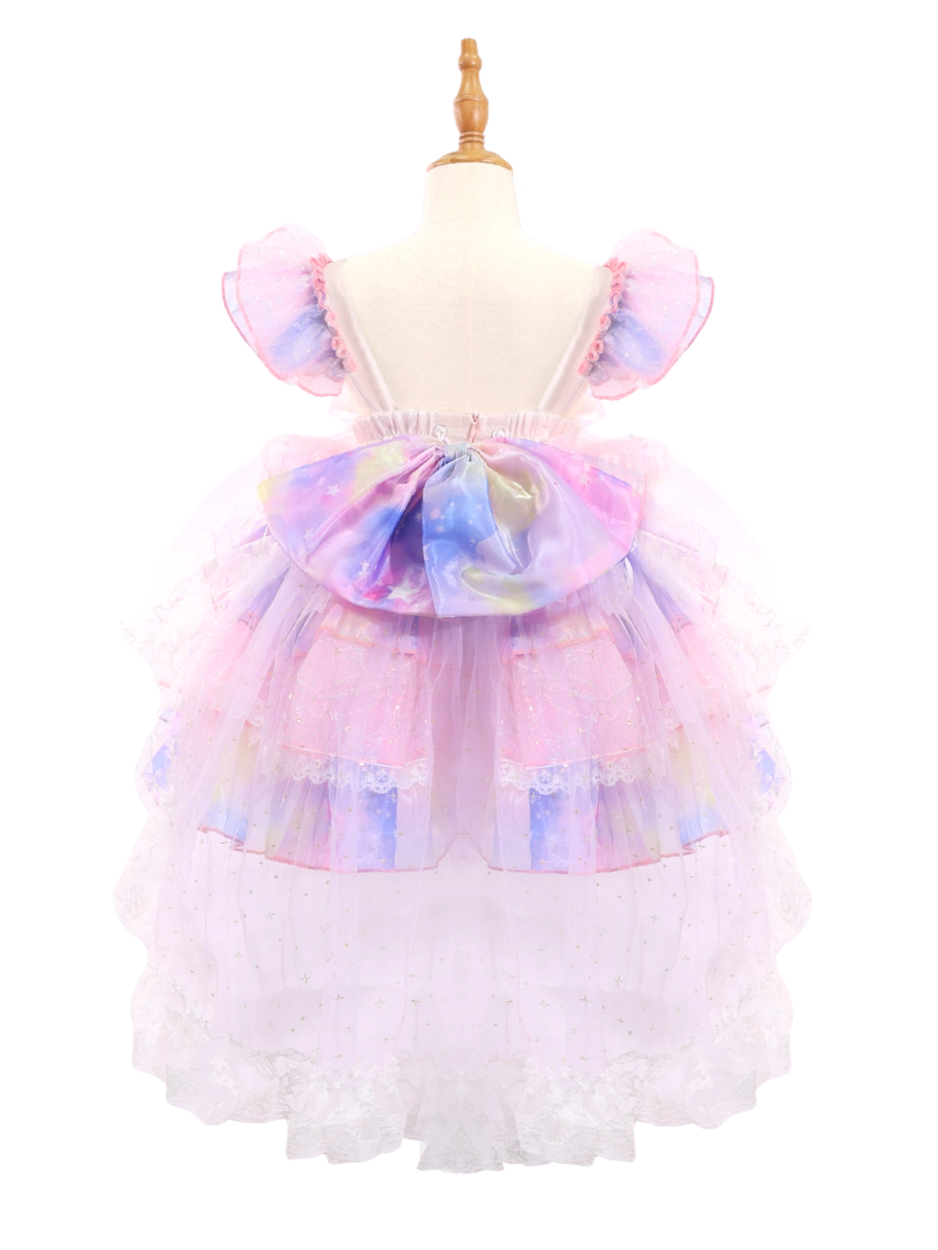 Pastel Pink Ombre Fairy Lolita Princess Dress for Toddler Girls-W26008