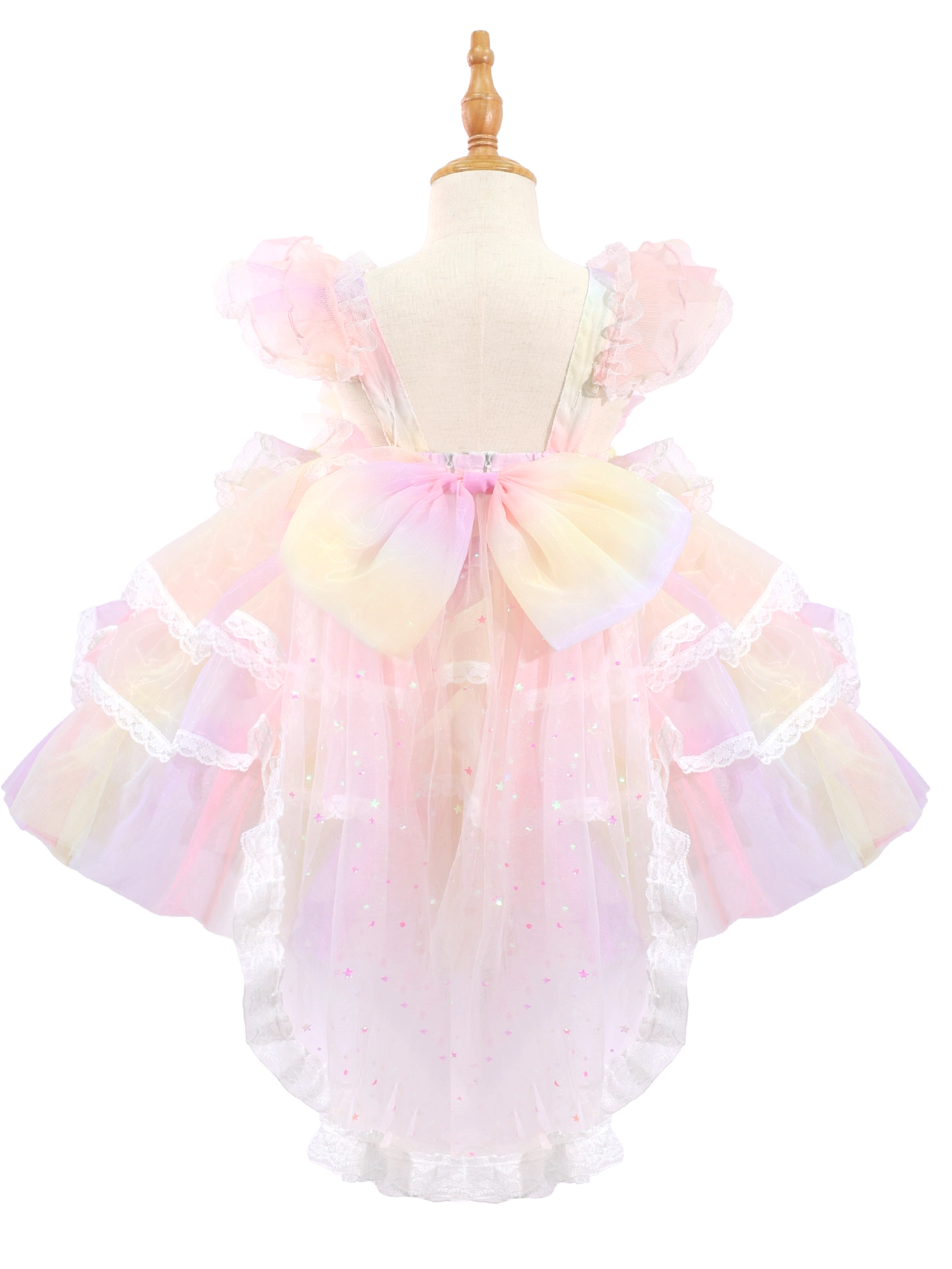 Rainbow Fairy Lolita Princess Dress for Toddler Girls-W26007