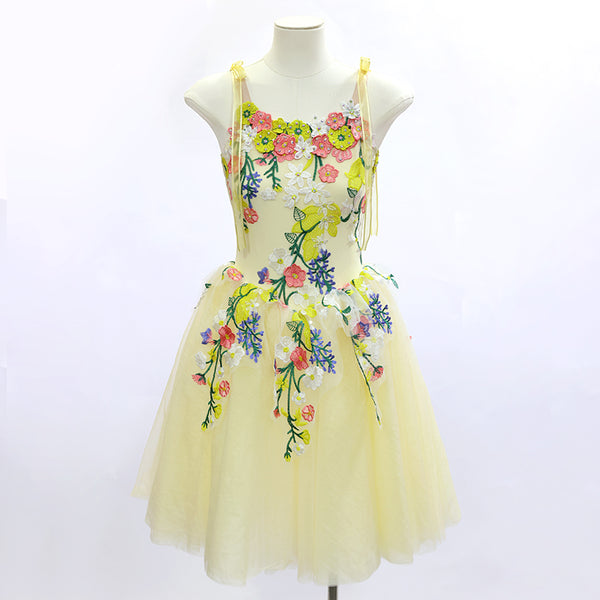 BLC2224 The Flower Fairy Ballet Tutu Long Dress- Size XSA| Ready-to-Ship