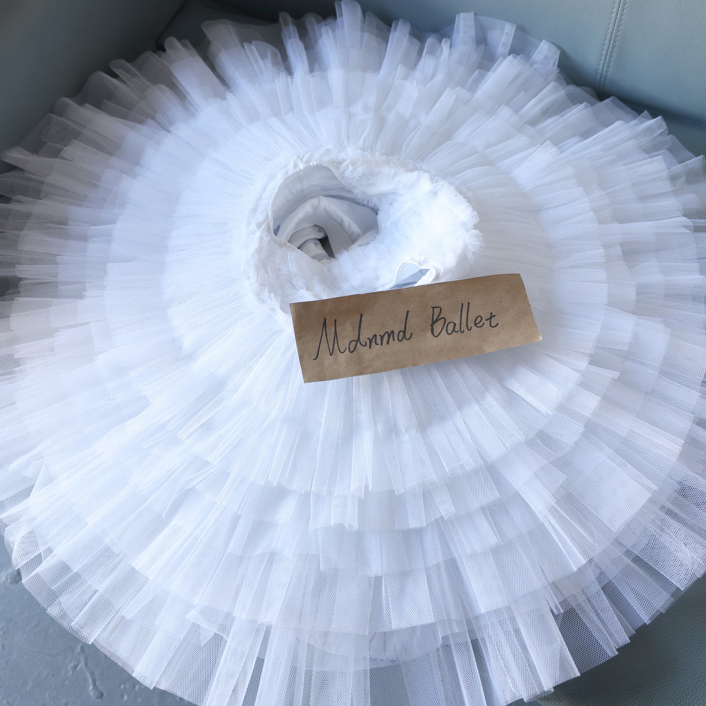 Classic Striped Ballet Tutu Dress for Girls – Black & White Vintage Elegance - MDT0262