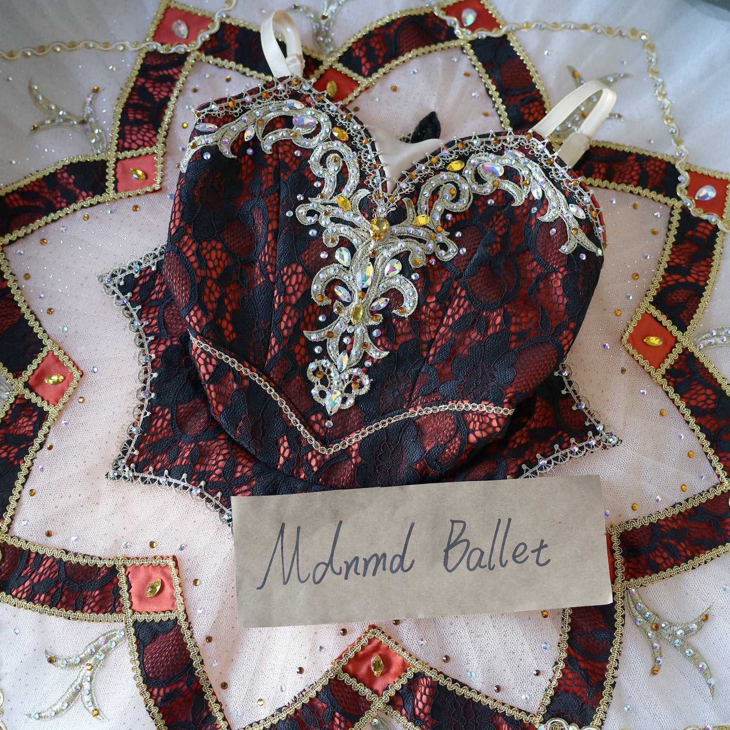 Elegant Handcrafted Professional Ballet Tutu for Performances - MDT0376