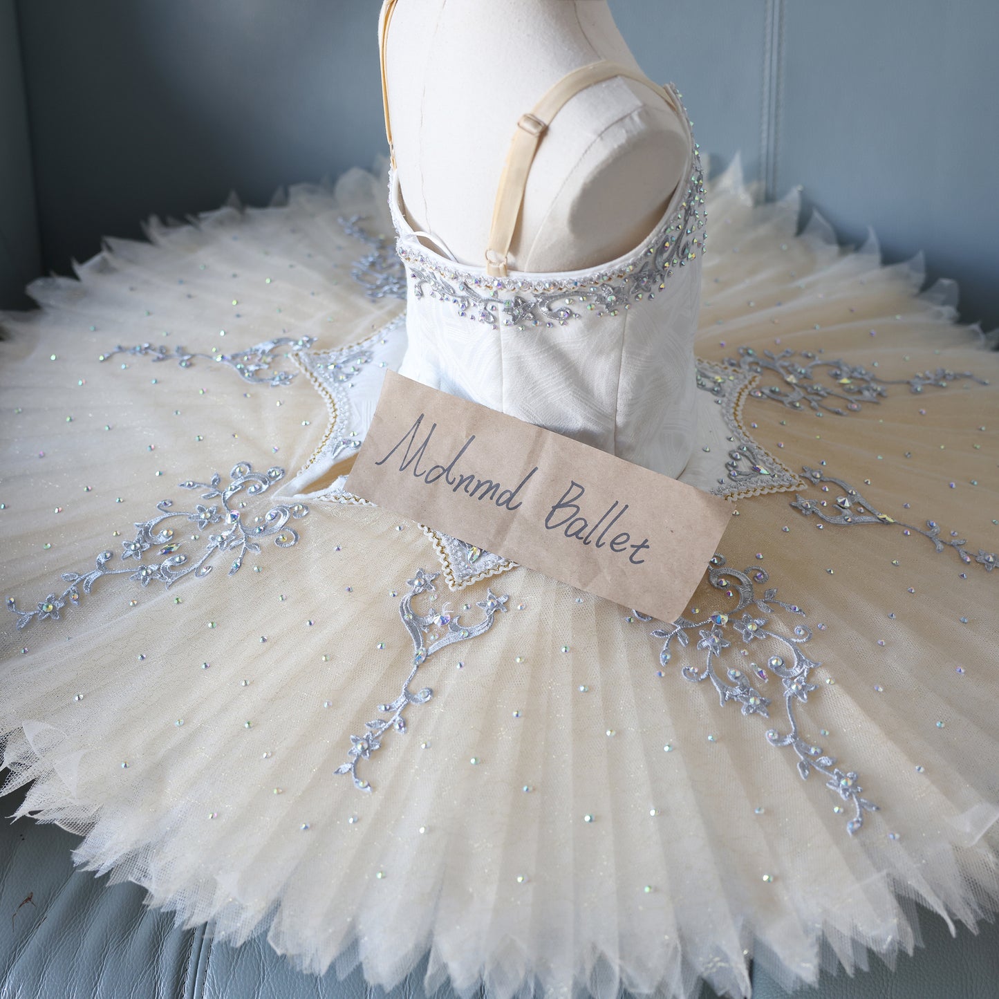 Professional Ballet Tutu with Swarovski Crystal Embellishments - MDT0548
