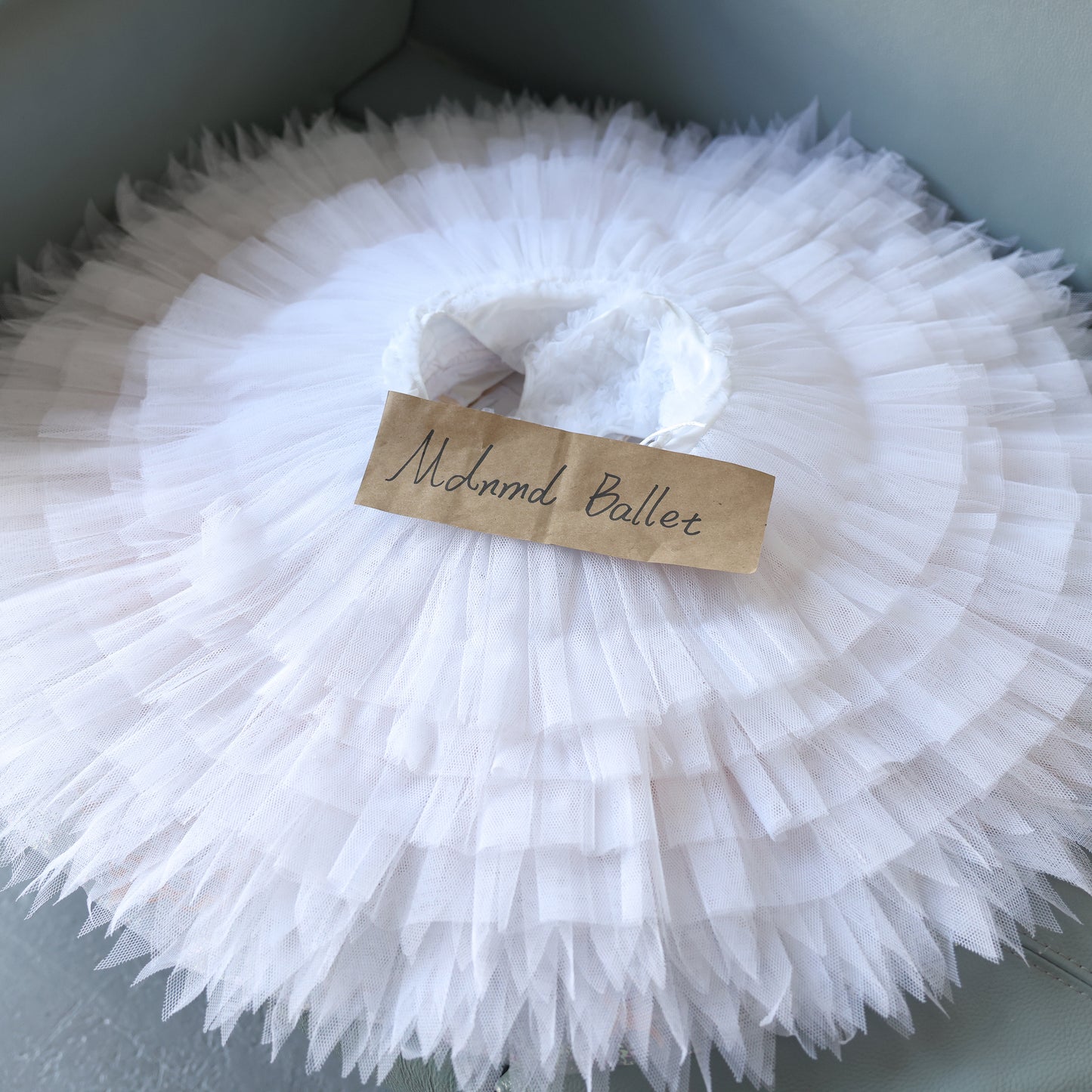 Floral Lace and Beaded Ballet Performance Tutu Dress for Girls - MDT0255