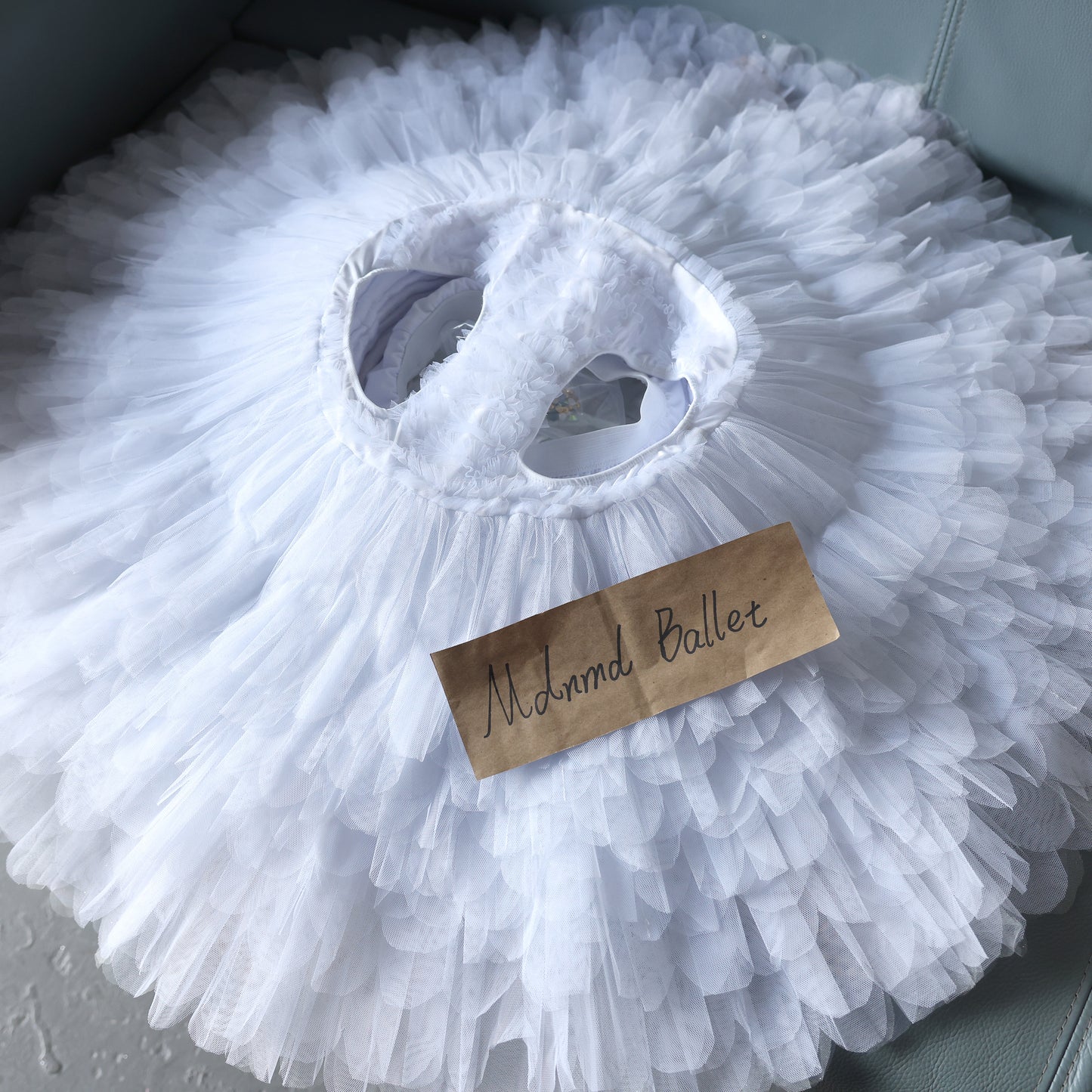 Handcrafted Classical Ballet Tutu with Luxe Beaded Embellishments - MDT0711