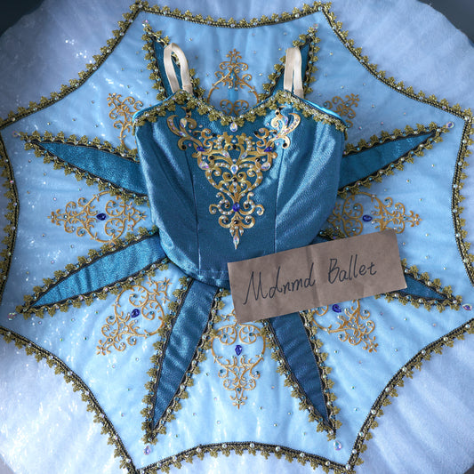 Ballet Tutu Costume with Embellished Bodice for Professional Performances - MDT0777