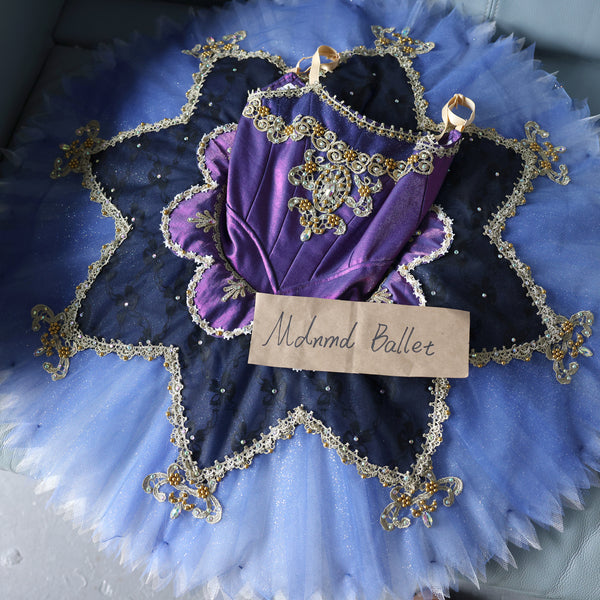 Elegant Handmade Professional Ballet Tutu with Embroidered Details - MDT0617