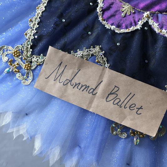 Elegant Handmade Professional Ballet Tutu with Embroidered Details - MDT0617