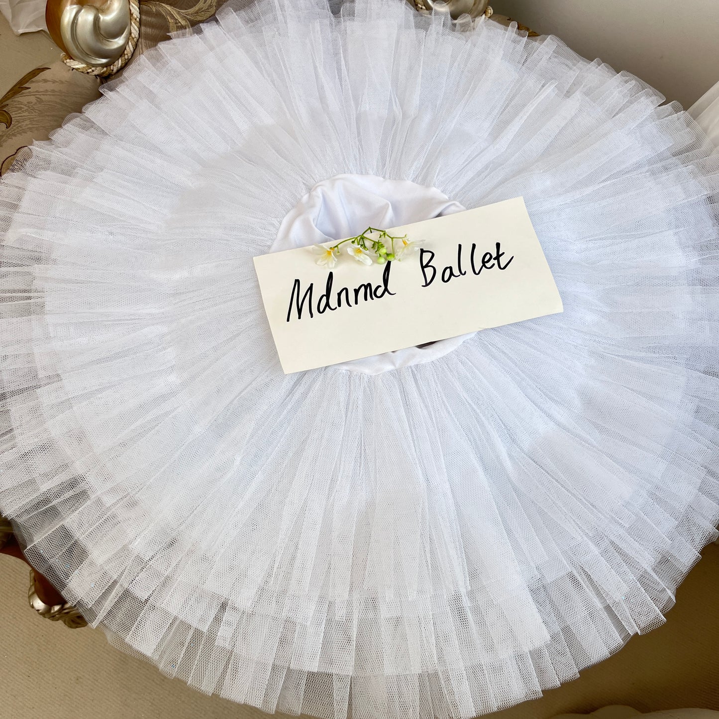 Blue and White Embellished Ballet Tutu Dress for Girls – Sparkling Stagewear - JYT0021