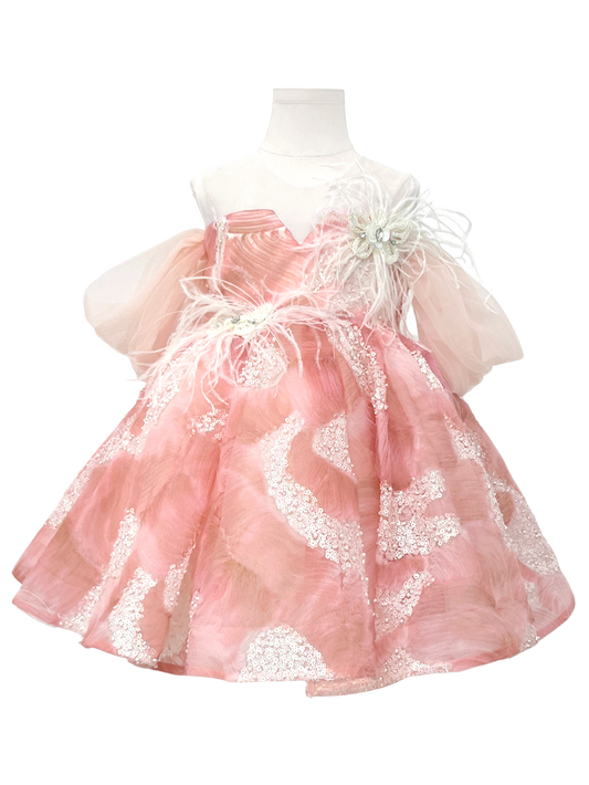 Blush Bow Gown