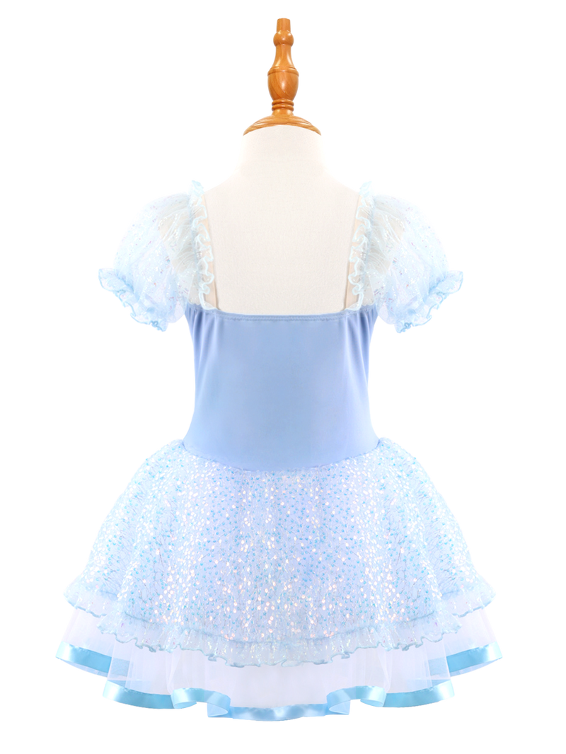 Girls Pink Ballet Leotard Princess Tutu Dress-ALP024