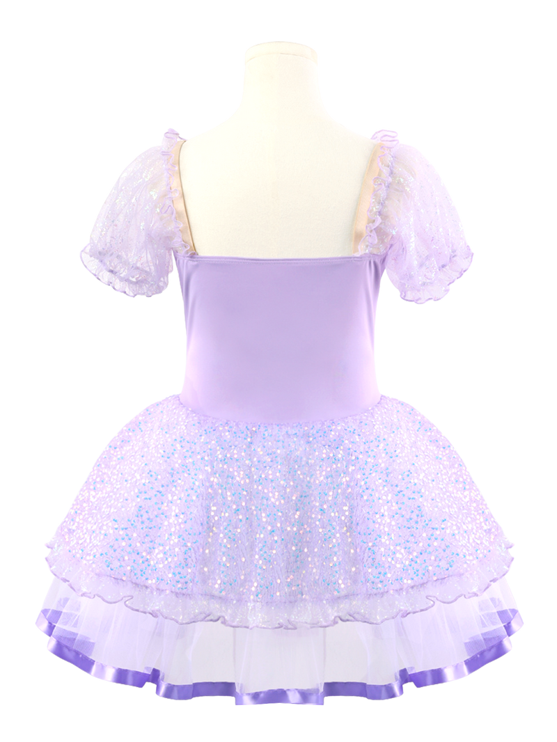 Girls Pink Ballet Leotard Princess Tutu Dress-ALP024