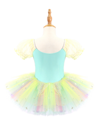Girls Mint Green Sequin Ballet Leotard Princess Tutu Dancewear-ALP047