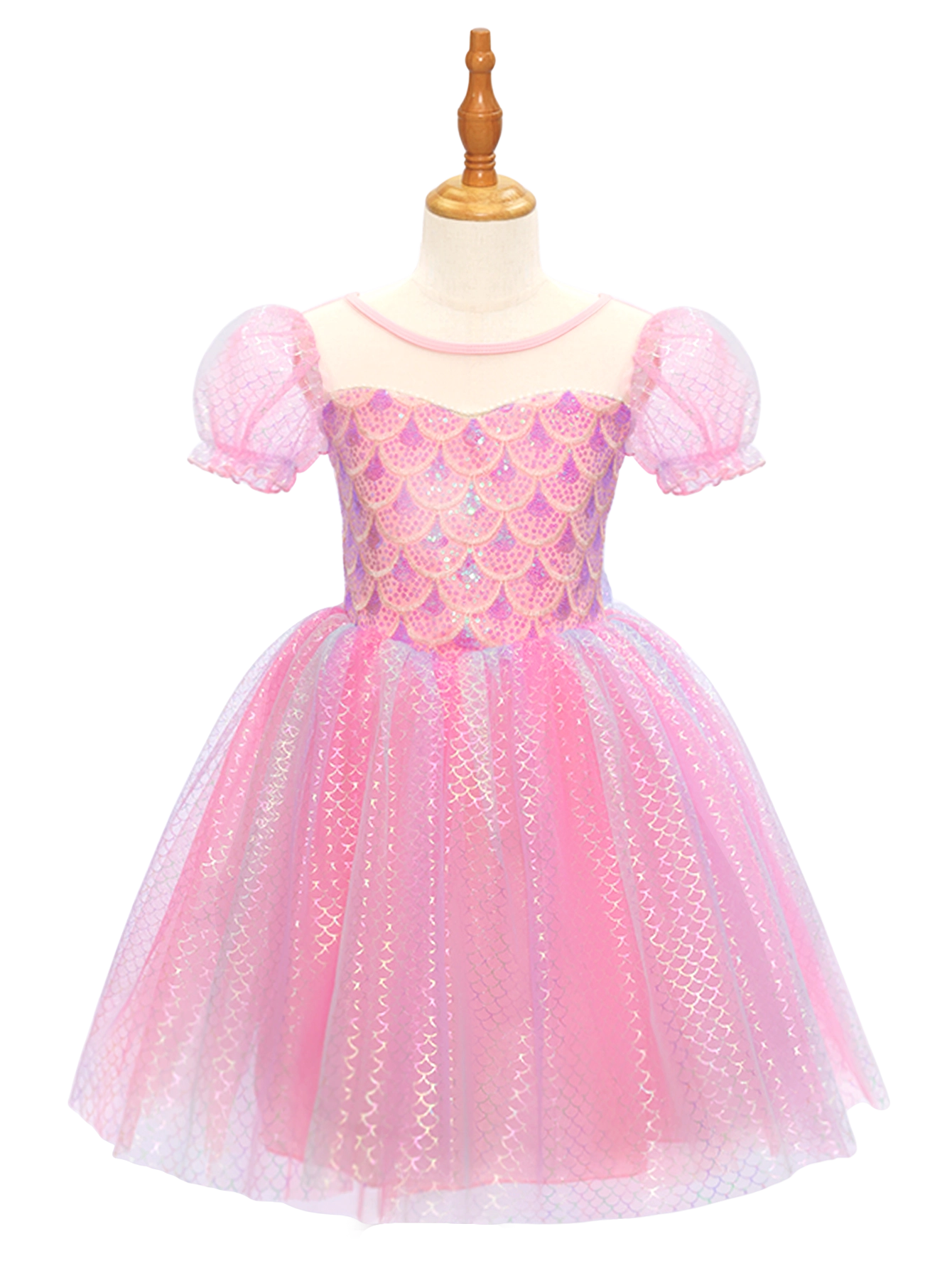 Girls' Dreamy Princess Dress | Perfect for Birthdays & Dance Performances-ALP0113