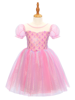 Girls' Dreamy Princess Dress | Perfect for Birthdays & Dance Performances-ALP0113