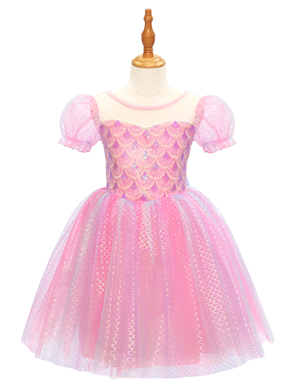 Girls' Dreamy Princess Dress | Perfect for Birthdays & Dance Performances-ALP0113