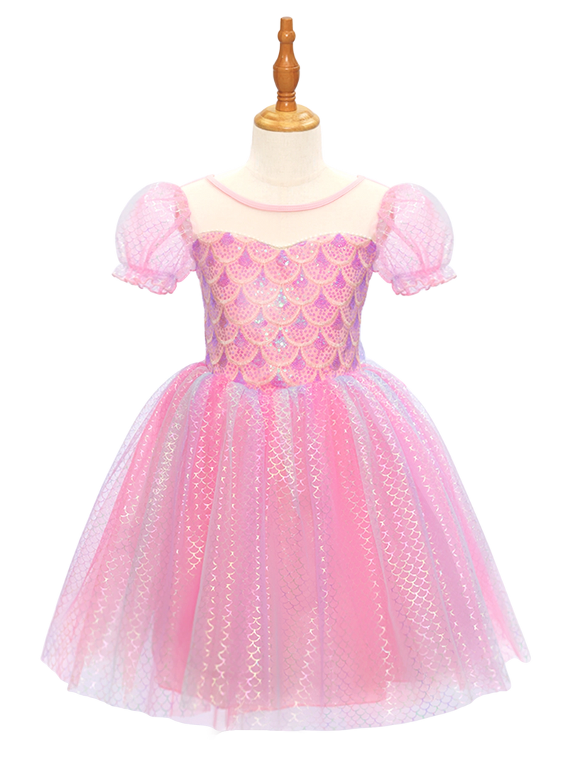 Girls' Dreamy Princess Dress | Perfect for Birthdays & Dance Performances-ALP0113