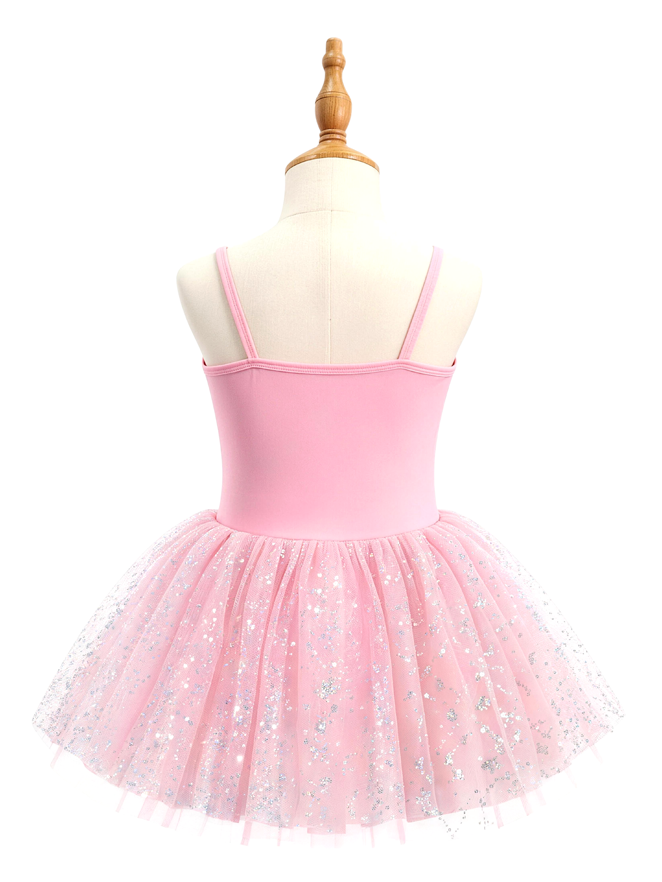 Pink Tulle Star Princess Dress for Girls-ALP097