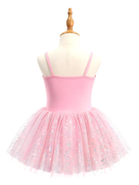 Pink Tulle Star Princess Dress for Girls-ALP097