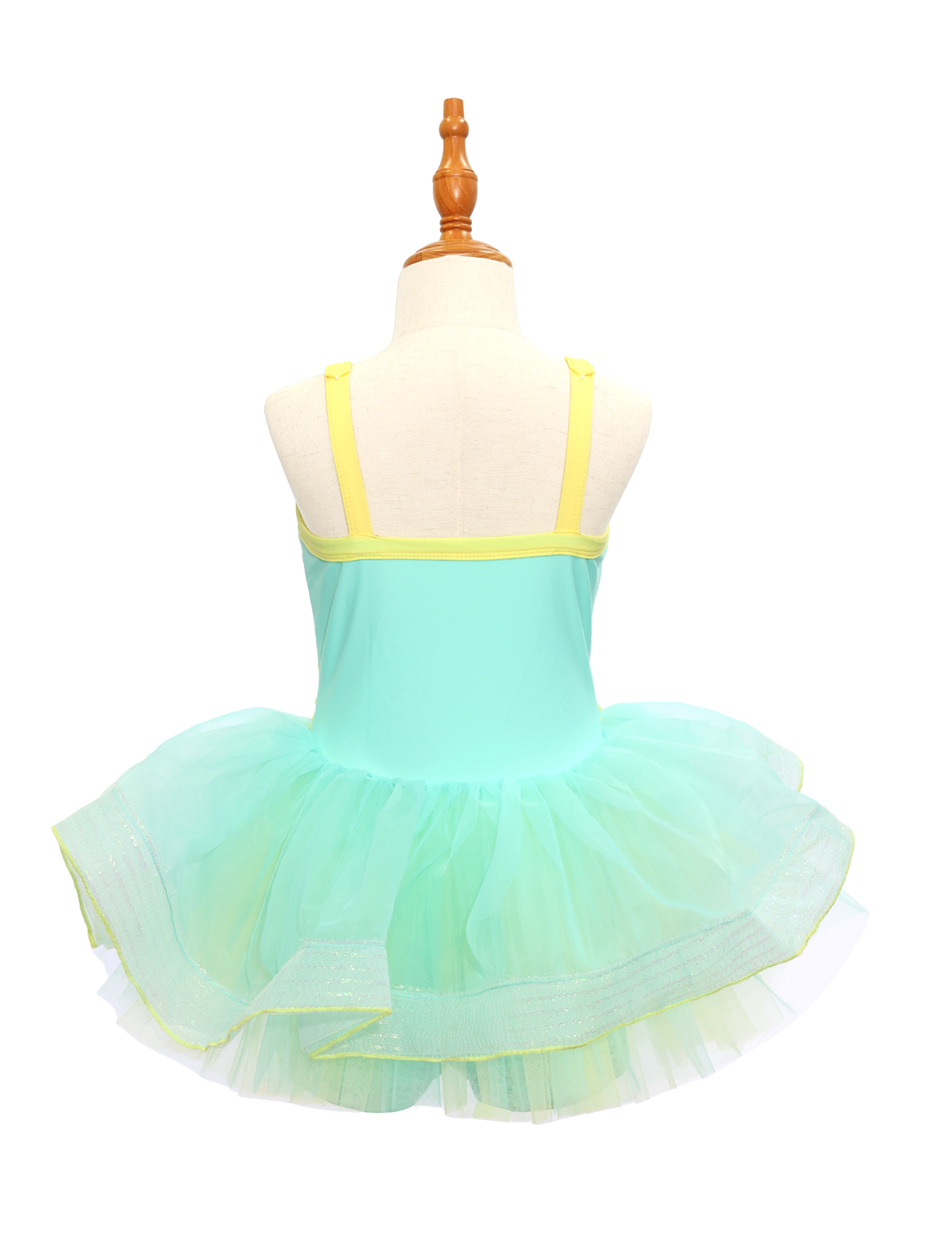Kids Green  Jazz Dance Skirt JSP016