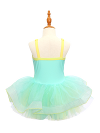 Kids Green  Jazz Dance Skirt JSP016