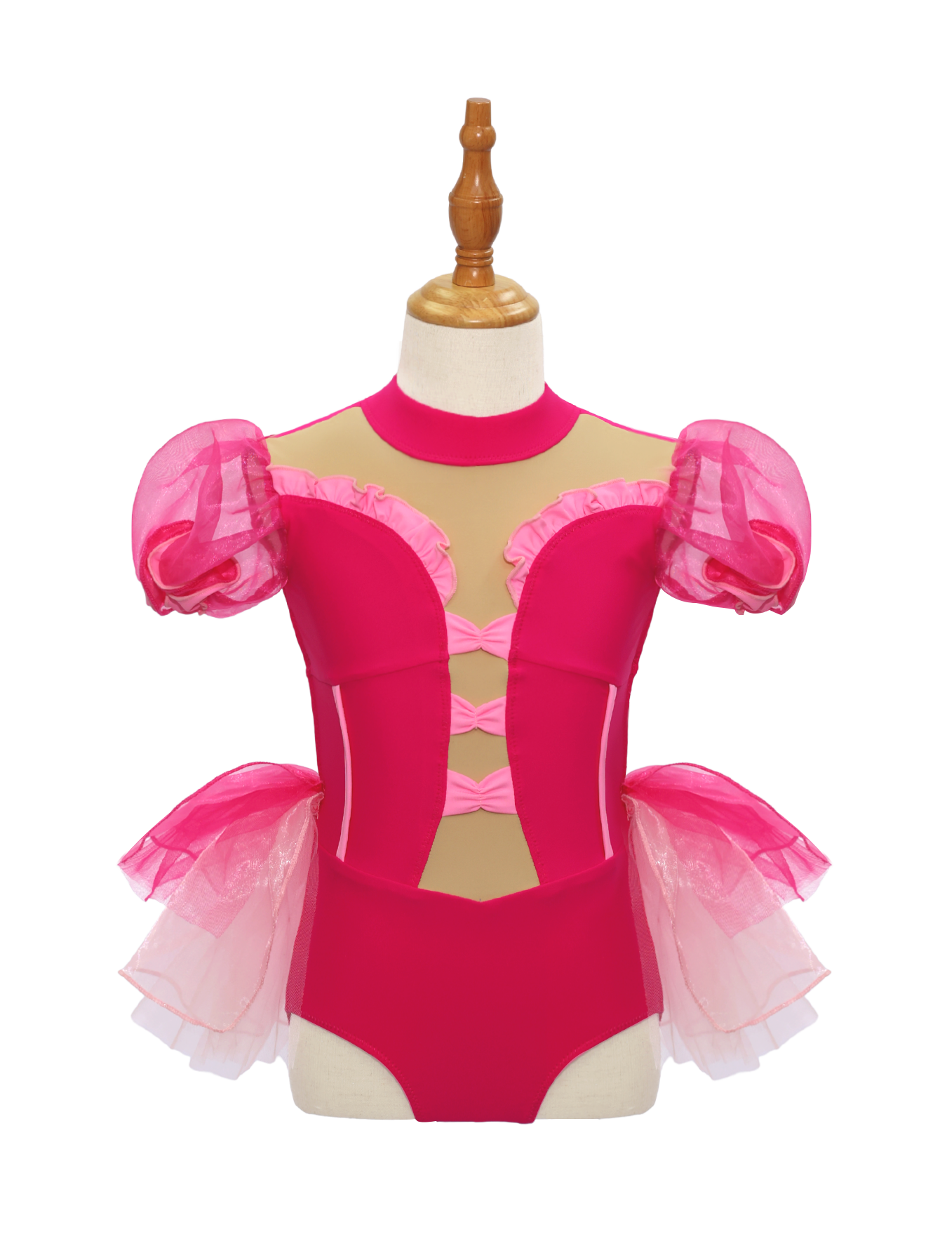 Hot Pink Girls Jazz Dance Costume JSP017