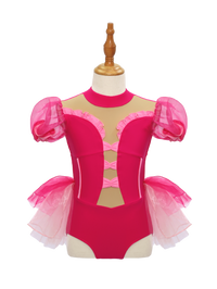 Hot Pink Girls Jazz Dance Costume JSP017