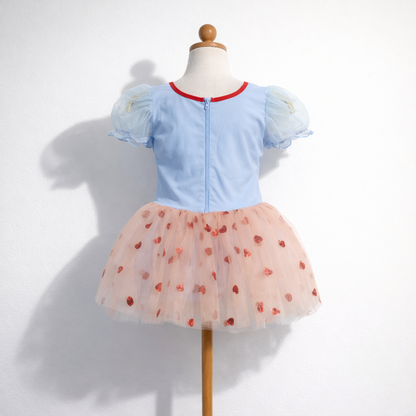 Sequin Heart Princess Tutu Dress for Girls-ALP0117