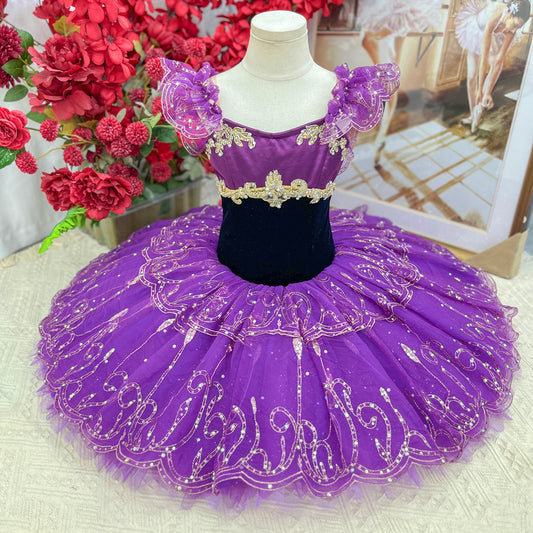 Premium Lilac Sleeping Beauty Esmeralda Tutu | Ballet Variation Costume | Custom Sizing Adults & Children-MDT1471
