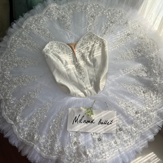 Floral Ballet Tutu Dress – Intricately Designed for Performance Grace & Comfort - MDT1160