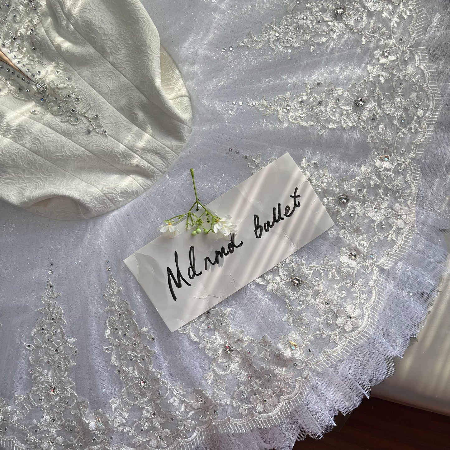 Floral Ballet Tutu Dress – Intricately Designed for Performance Grace & Comfort - MDT1160