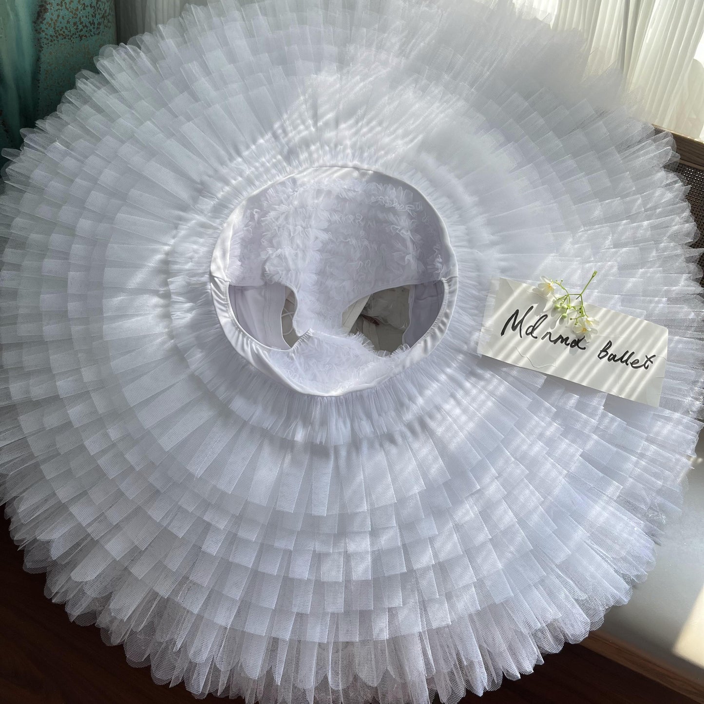 Floral Ballet Tutu Dress – Intricately Designed for Performance Grace & Comfort - MDT1160