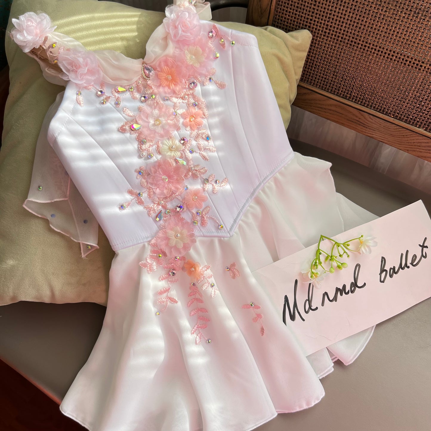 Elegant Floral Ballet Costume - MDC0724