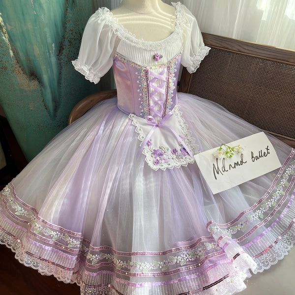 Romantic Ballet Tutu Dress - Handcrafted Elegance for Performances - MDC0735