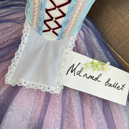 Multi-Layered Ballet Tutu Dress for Dancers with Exquisite Embellishments - MDC0406
