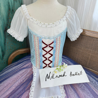 Multi-Layered Ballet Tutu Dress for Dancers with Exquisite Embellishments - MDC0406