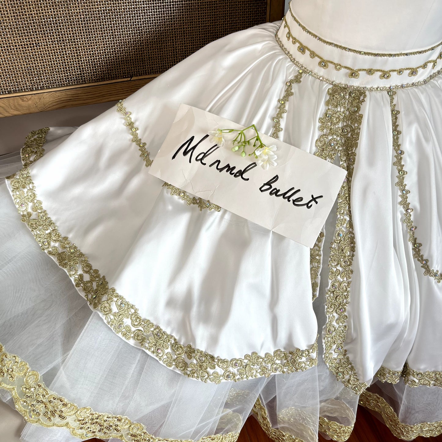 Hebe Variation Ballet Tutu - Flora's Awakening Youth Goddess Lace Performance Dress for Adults & Kids-MDC1048