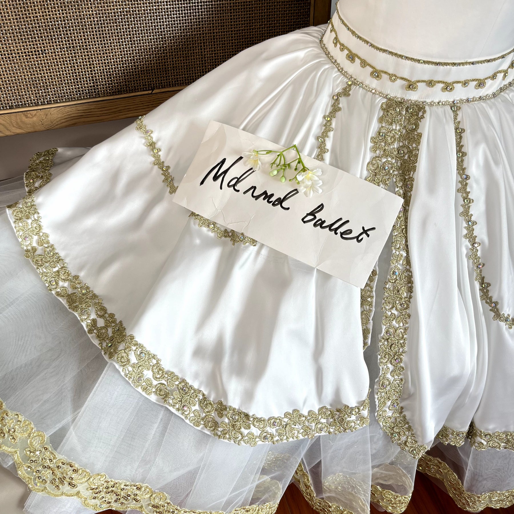 Hebe Variation Ballet Tutu - Flora's Awakening Youth Goddess Lace Performance Dress for Adults & Kids-MDC1048