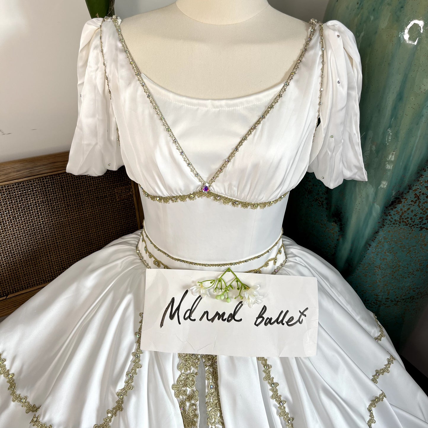 Hebe Variation Ballet Tutu - Flora's Awakening Youth Goddess Lace Performance Dress for Adults & Kids-MDC1048